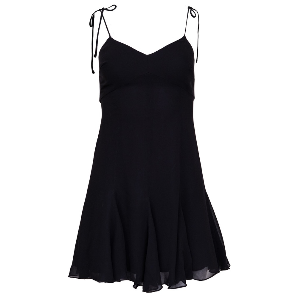 Dolce & Gabbana S/S 1995 Black Silk Mini Dress